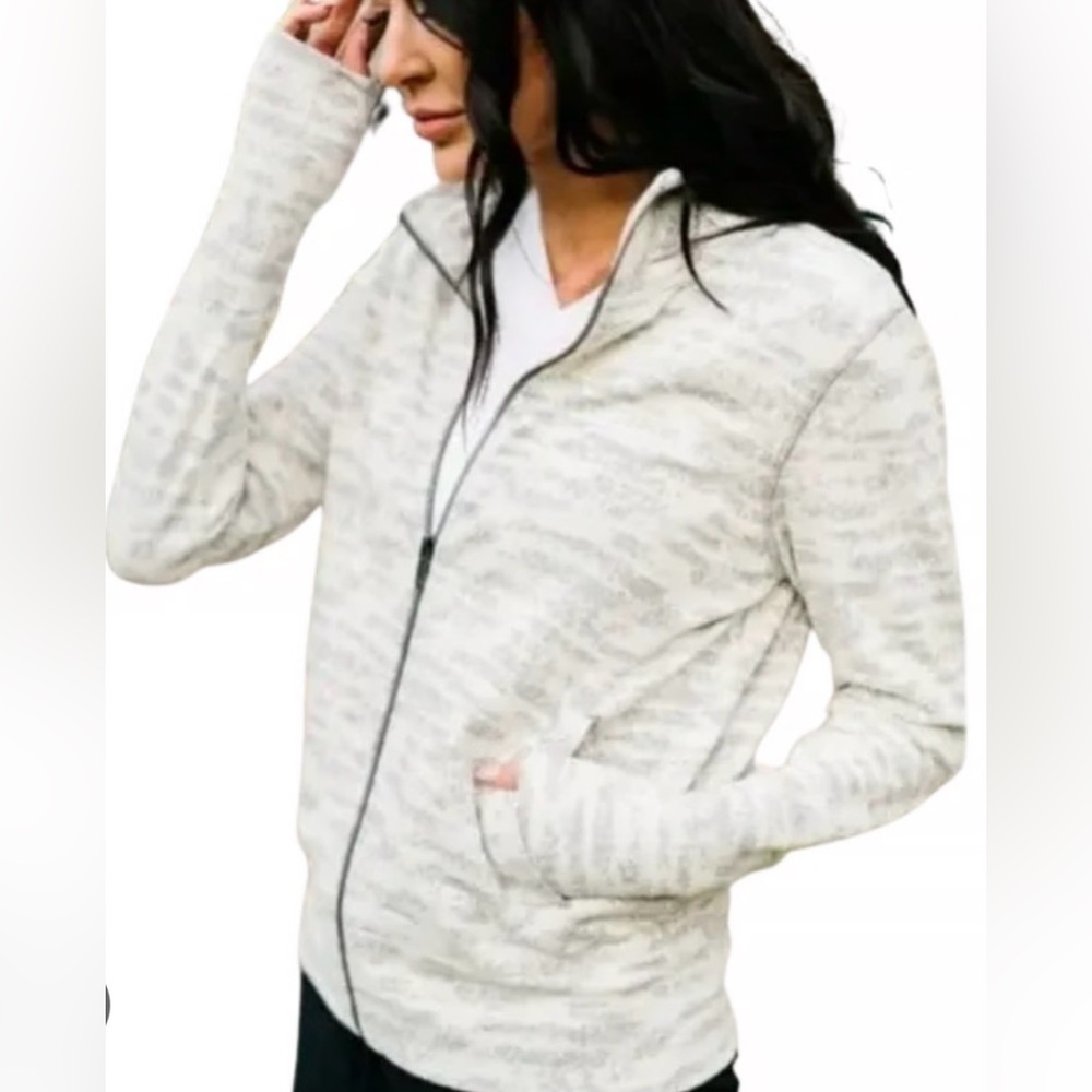 Zyia active combo zipper jacket size M